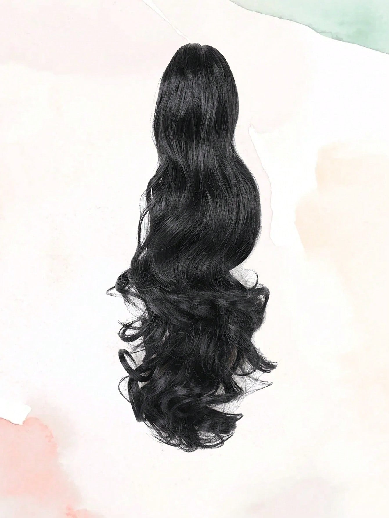 Claw Clip Ponytail Extension Curly Wavy Clip in Long Ponytails Hair Extensions Synthetic Hairpiece for Women