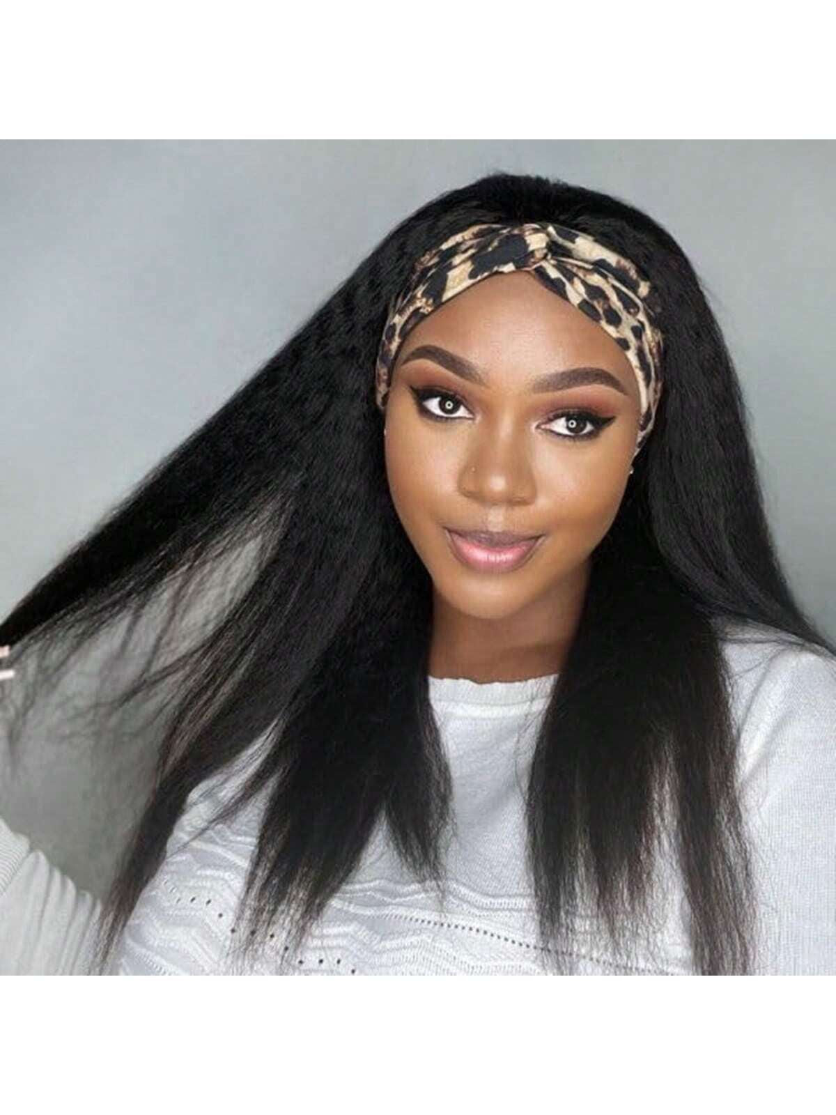 7 Pieces Kinky Straight Clip in Hair Extensions Black Hair Extensions Clip Ins for Straight Clip in Hair Extensions