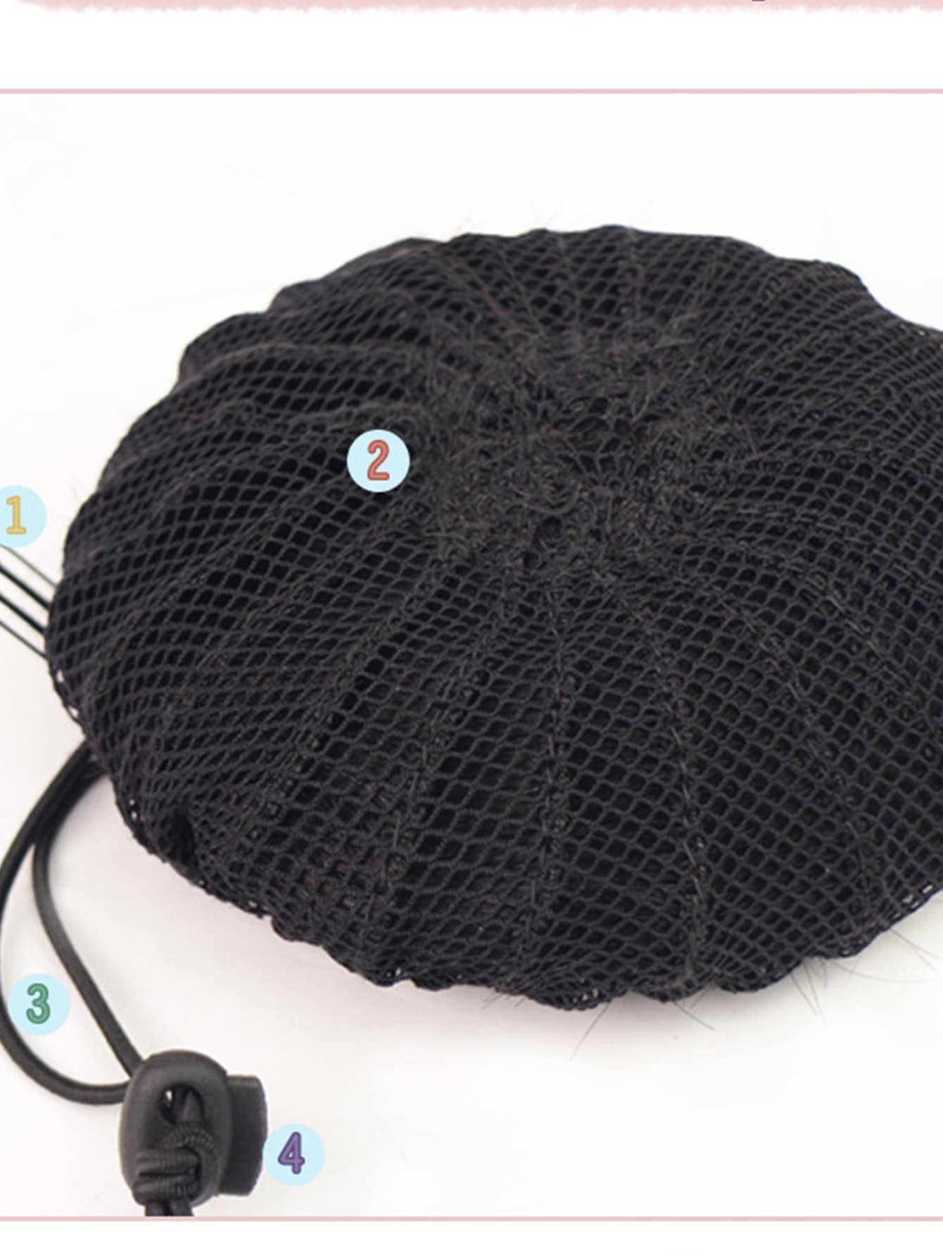 Foreign Trade Chemical Fiber High Temperature Silk Elastic Rope Fake Hair Bag Ancient Style Ball Hair Wig Hair Accessories Korean Straight Hair Bag