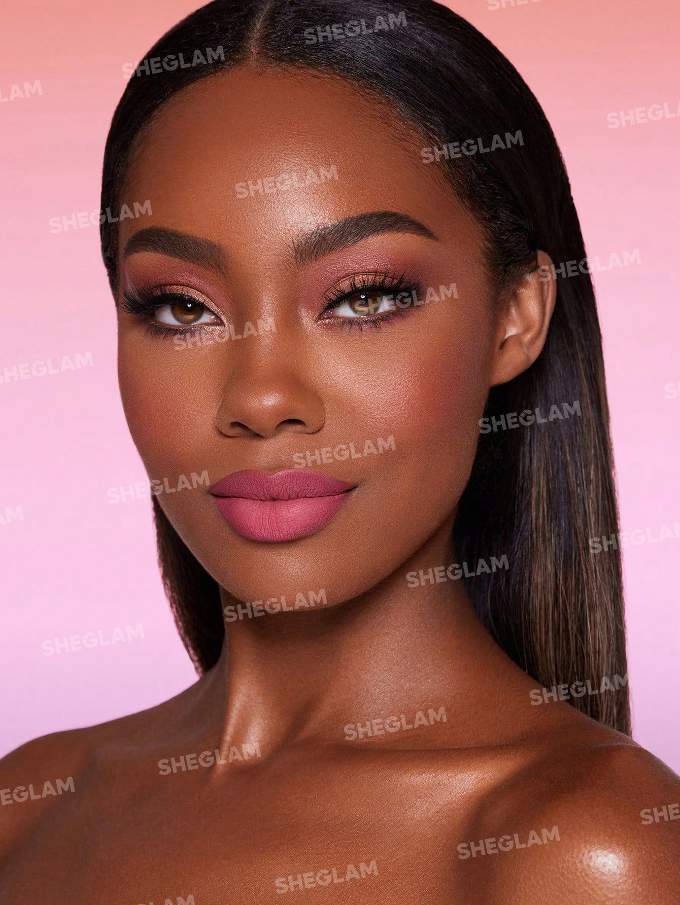 SHEGLAM Dynamatte Boom Long Lasting Matte Lipstick-Periodt 20 Colors Creamy Matte Waterproof Lipstick Amazing Non-Stick Cup Transfer-Proof Lipstick Black Friday Sale Gift Pink Lipstick