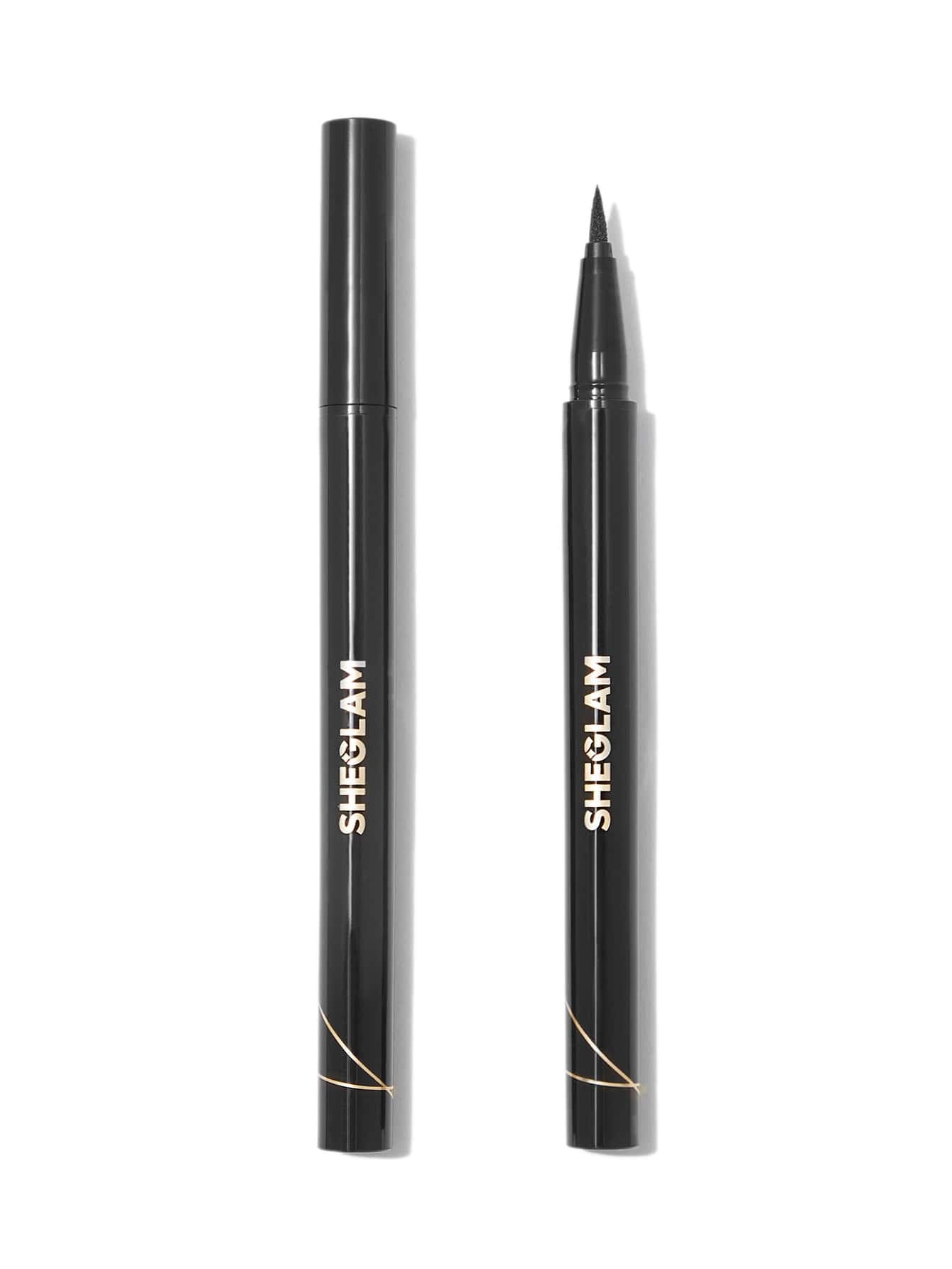 SHEGLAM Eye Affinity Waterproof Eyeliner Sweat-Proof Matte Eyeliner Pencil Ultra-Fine No Smudge Long Lasting Black Eyeliner Professional Eye Make up Black Friday Winter Eyeliner