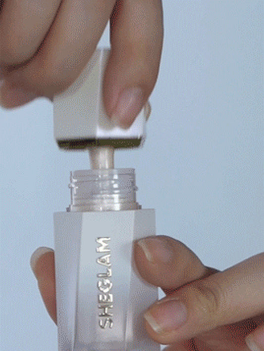 SHEGLAM Glow Bloom Liquid Highlighter-Vanilla Frost Gel Cream Highlighter Shimmer Dewy Finish Long Wear Brightening Non-Caking Waterproof Glow Highlighter Makeup Black Friday Winter Trending Y2K Gifts Highlighter