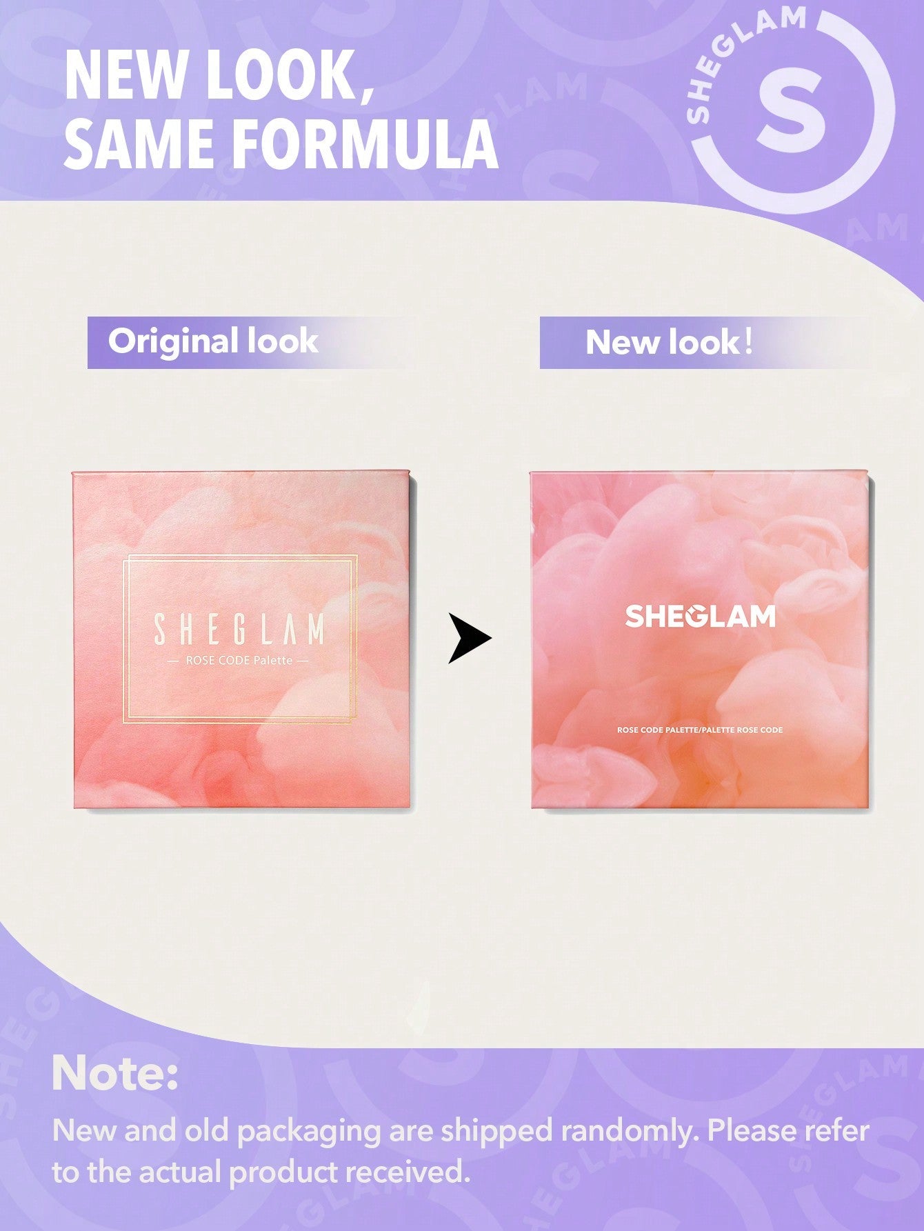 SHEGLAM Rose Code Palette 9-Clolor Shimmer Metallic Matte Eyeshadow Palette Shine Rose Sequins Ultra Pigmented Soft Blendable Y2K Styling Eyeshadow Black Friday Winter Gifts Eyeshadow