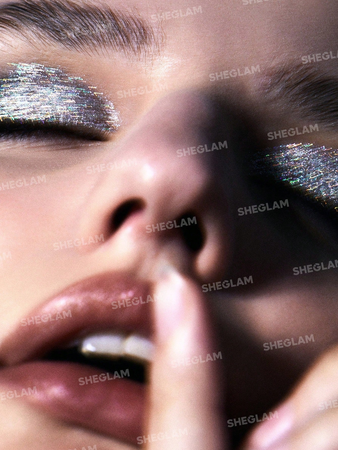 SHEGLAM Insta-Party Glitter Liner-Disco Ball Liquid Eyeshadow Gel Silver High Shine Long Lasting Highly Pigmented Long Wear Liquid Liner Y2K Gothic Eyeshadow