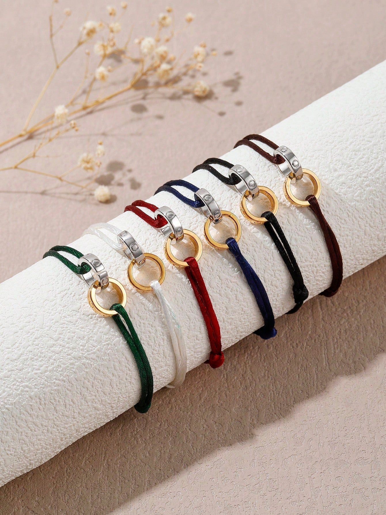 1Set Style Classic Bracelet Suitable for Women'S Daily Wear (Adjustable Stretch Bracelet)