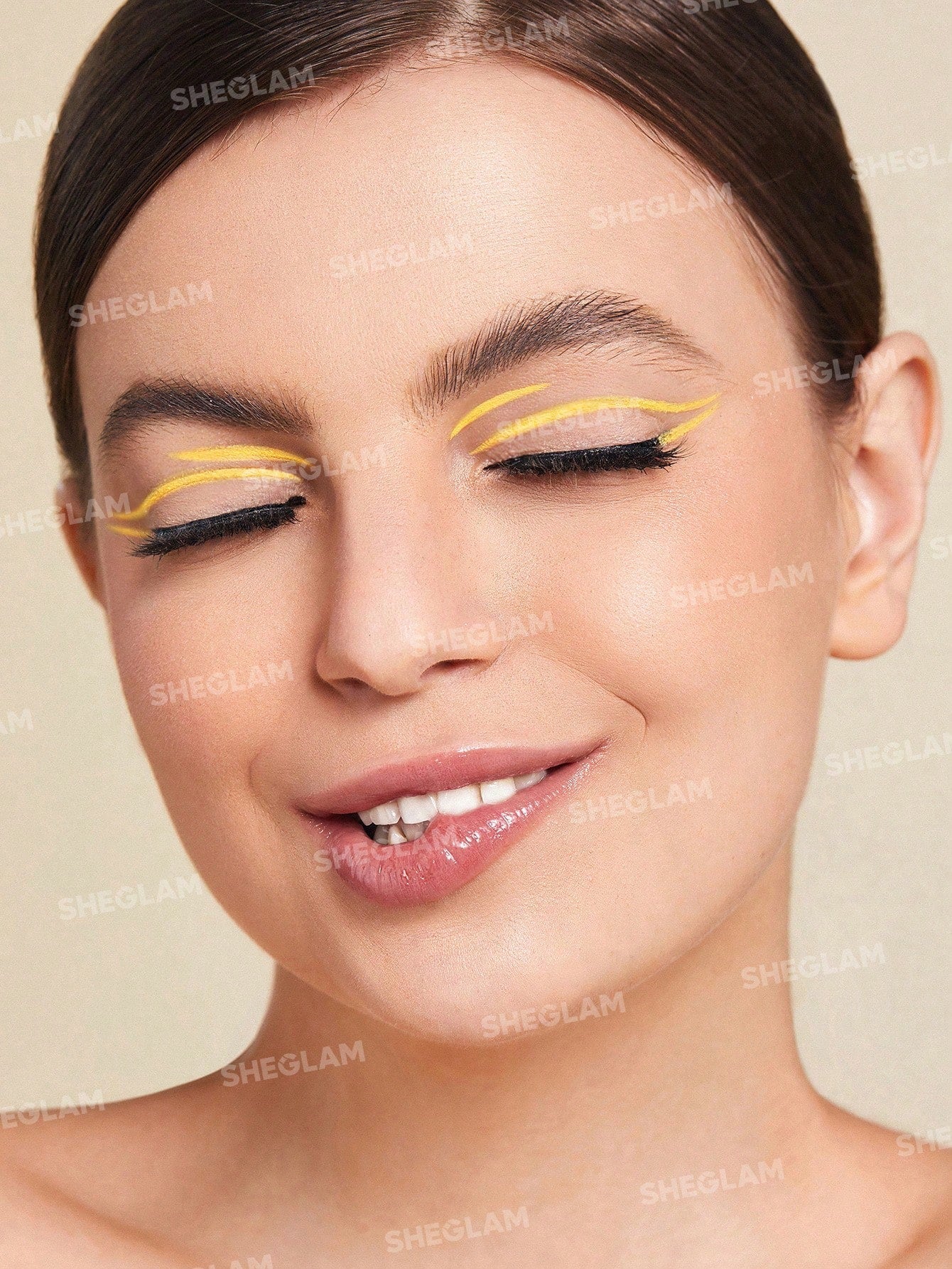 SHEGLAM Color Crush Liquid Eyeliner-Insta-Gratification 7 Colors Smudge-Proof High Pigment Eyeliner Pencil Sweat-Proof Long Lasting Easy to Use Yellow Eyeliner Black Friday Winter Gifts Y2K Trending Y3K Eyeliner