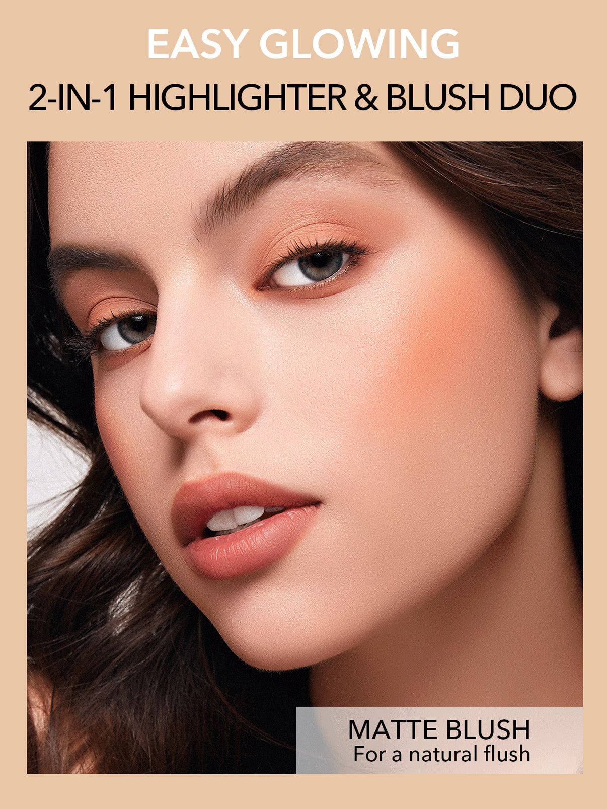 SHEGLAM Glam 101 Hybrid Highlighter & Blush Duo-Vienna Blush Highlighter Powder Palette Non-Fading Multi-Use Non-Greasy Shimmer Lightweight Smooth Blusher Black Friday Winter Pink Rosa Blush