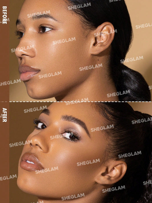 SHEGLAM Sun Sculpt Liquid Contour-Earthy Sepia Gel Cream Contour Non-Greasy Long Lasting Highly Pigmented Natural Contour Contouring Weightless Bronzer Black Friday Winter Brown Contour & Bronzer