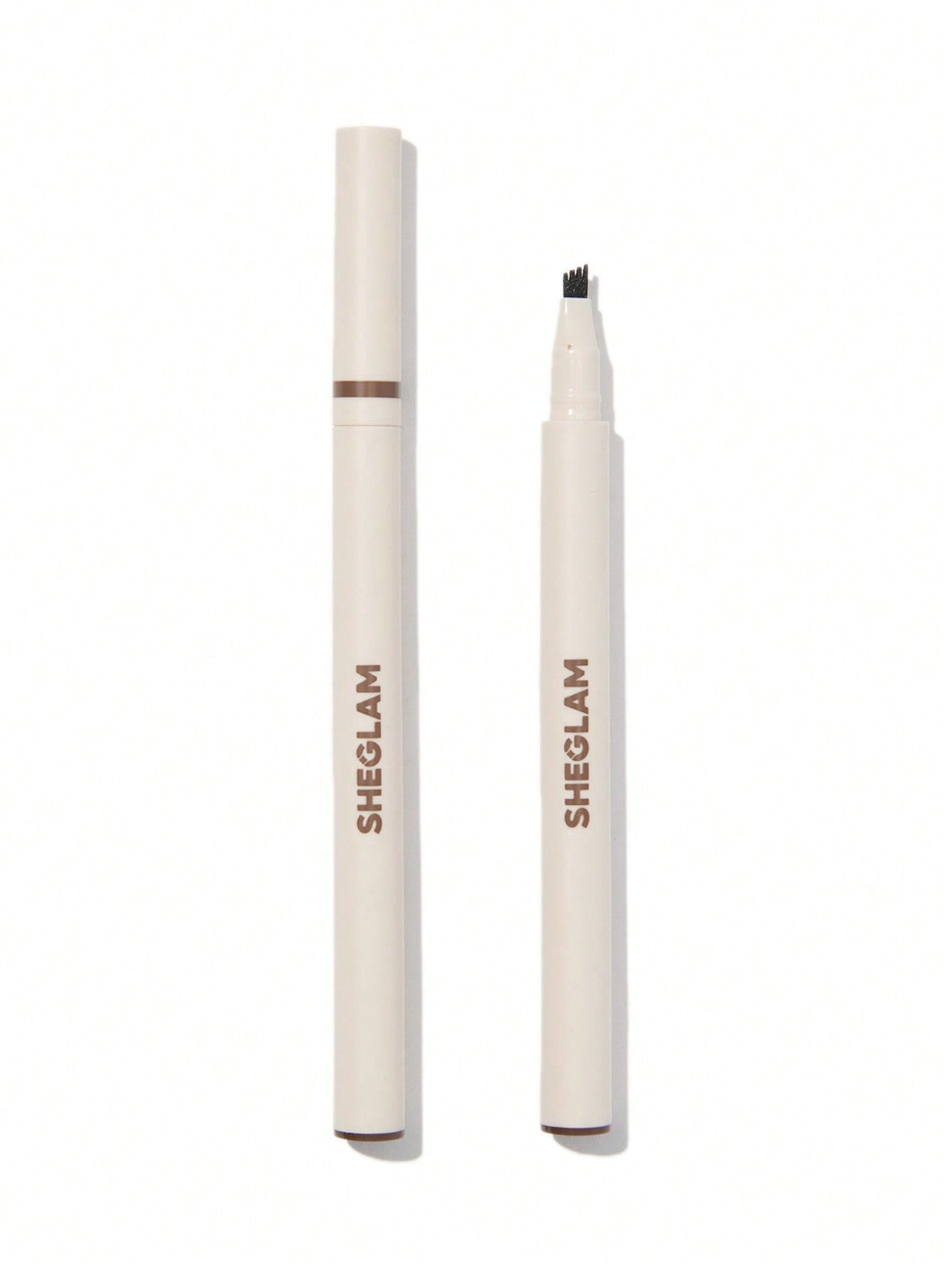 SHEGLAM Feather Better Liquid Eyebrow Pencil-Medium Brown Long Lasting Eyebrow Pen Smudge-Proof Water-Proof Natural Fuller Brows Eyebrow Makeup Black Friday Winter Gifts Eyebrow