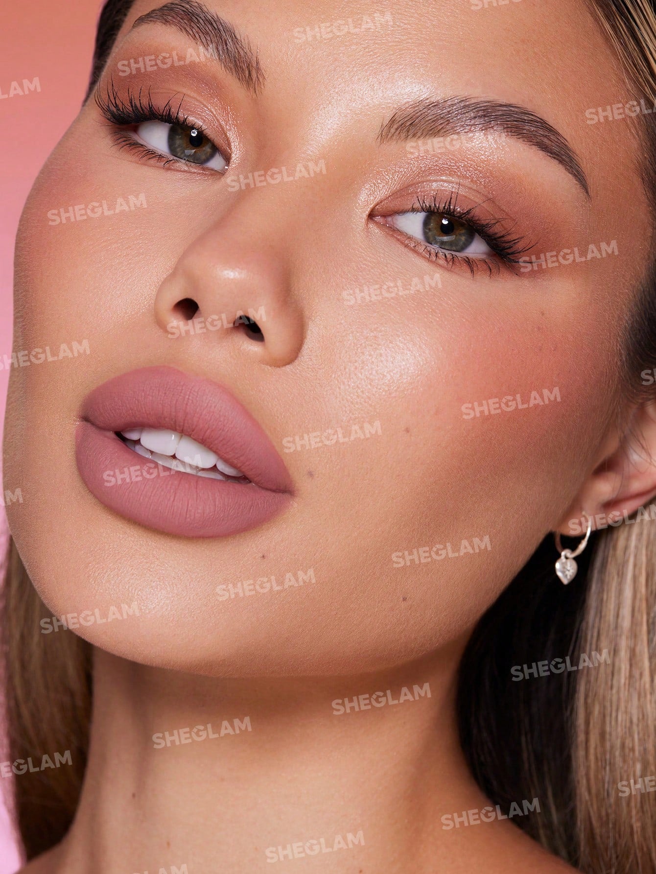 SHEGLAM Dynamatte Boom Long Lasting Matte Lipstick-Rule Breaker 20 Colors Creamy Matte Waterproof Lipstick Amazing Non-Stick Cup Transfer-Proof Lipstick Black Friday Sale Gift Pink Lipstick
