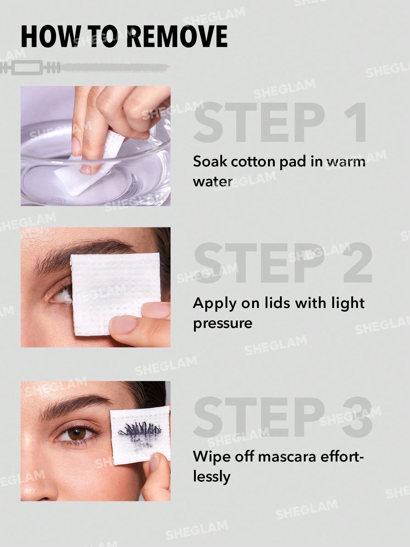 SHEGLAM All-In-One Volume & Length Mascara-Washable Black 2 in 1 Double Head Brush Easy to Remove No Smudge Curling Separation Thick Black Mascara Eye Makeup Black Friday Party Mascara