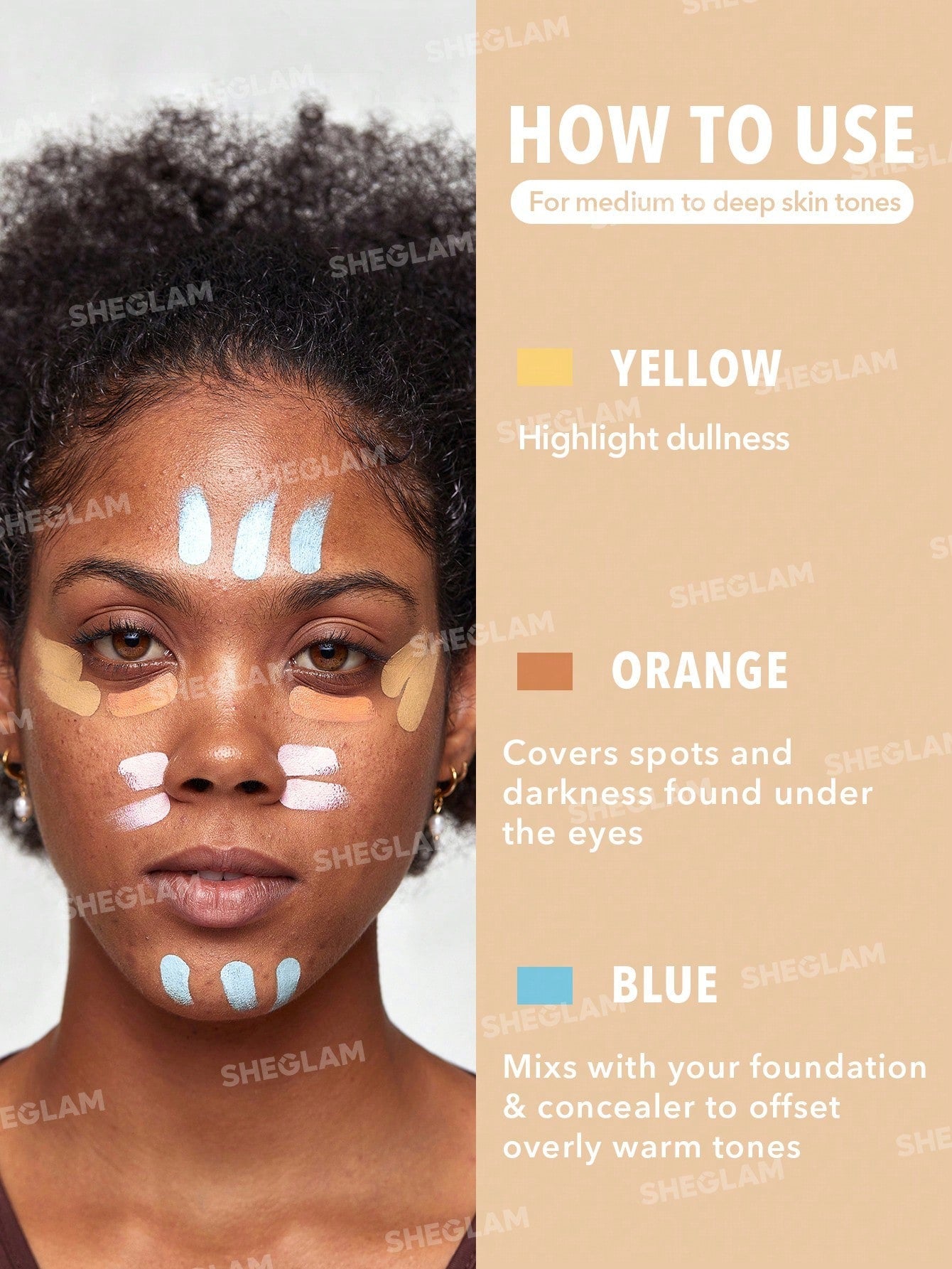 SHEGLAM like Magic Color Correcting Concealer-Purple Corrector Liquid Concealer Long Lasting Brightening Full Coverage Weightless All-Day Hydrate Concealer Black Friday Winter Concealer