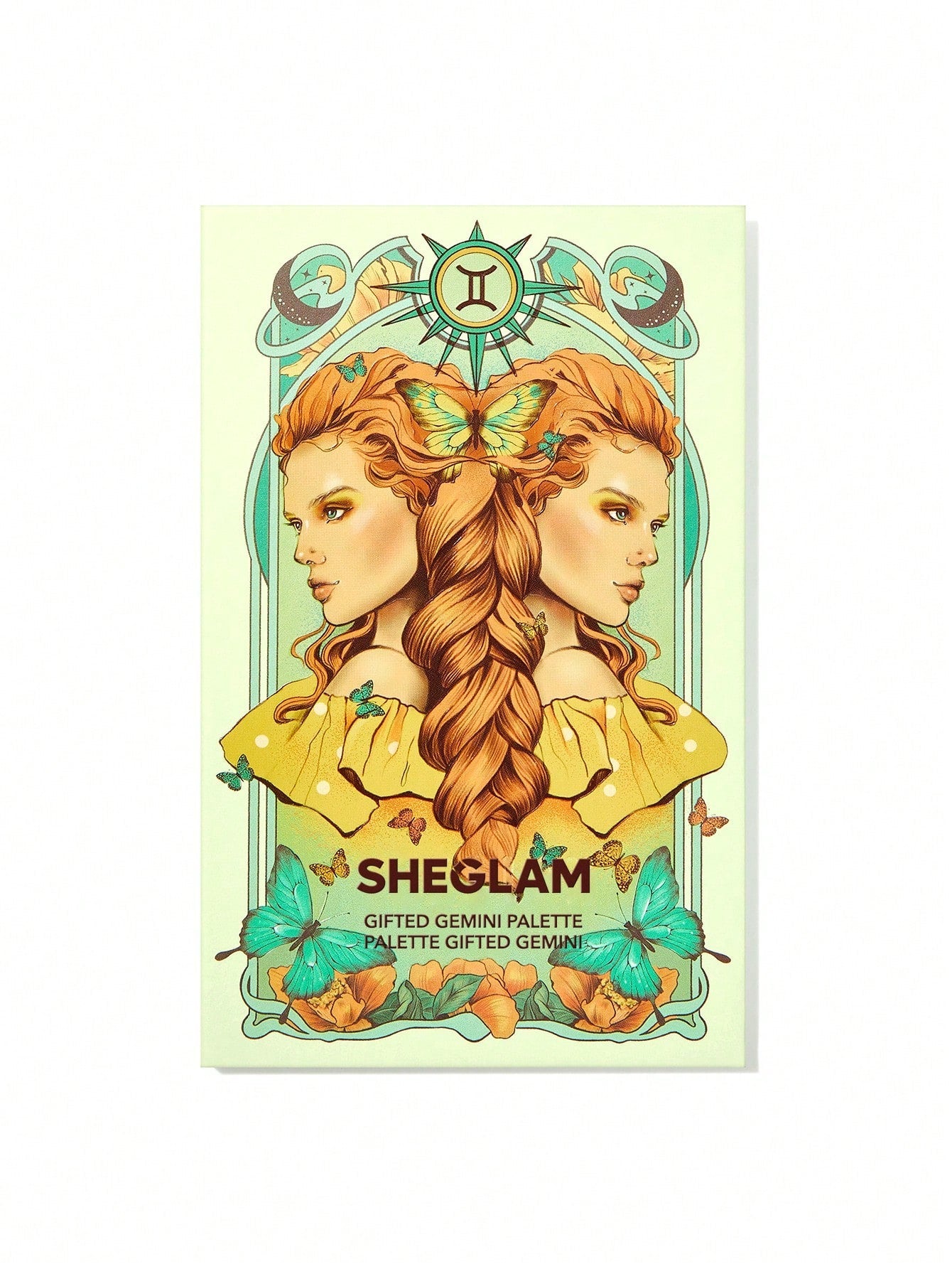 SHEGLAM Gifted Gemini Palette 8-Clolor Shimmer Matte Eyeshadow Palette Neutral Tone Bold Color Blue Green Orange High Pigment Long Wear Blendable Cream Eyeshadow Black Friday Winter Summer Eyeshadow