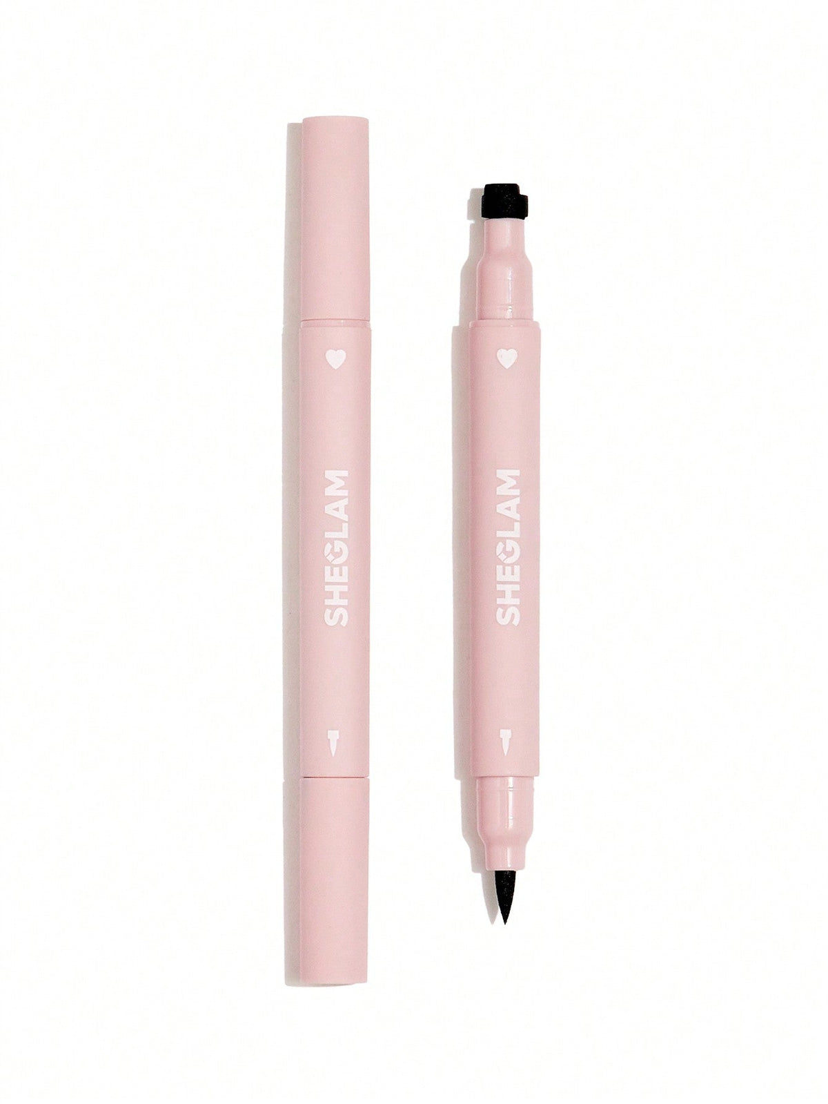 SHEGLAM Heart Eyes 2-In-1 Stamp Eyeliner Waterproof Liquid Eyeliner Seal in Heart Shape Smudge-Proof Long Lasting Ultra-Fine Eyeliner Black Friday Winter Y2K Eyeliner