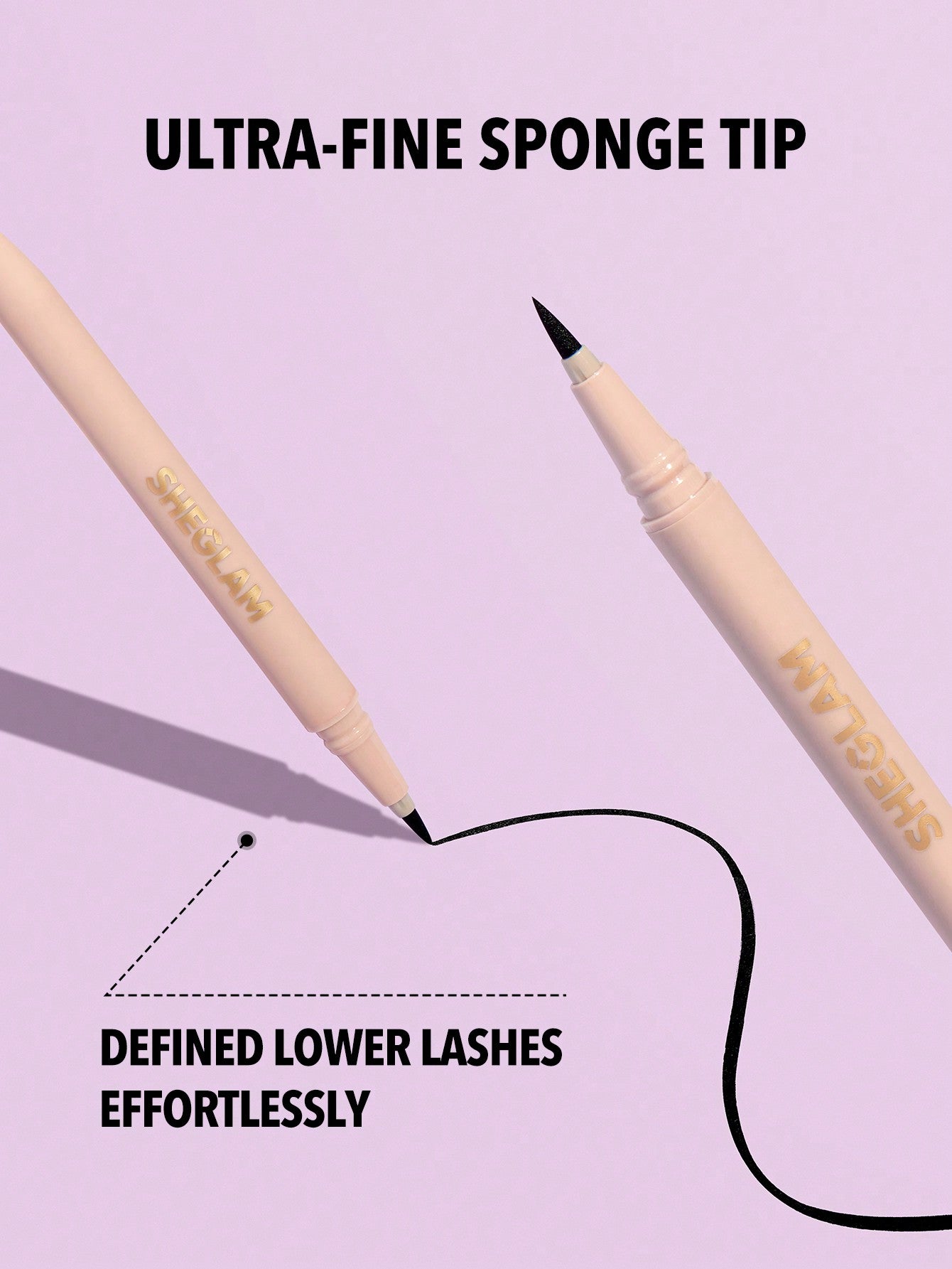 SHEGLAM so Rich Waterproof Liquid Eyeliner Highly Pigmented Black Matte Eyeliner Pencil Quick Drying Ultra-Fine Waterproof and Sweat-Proof Fine Brush Head Eyeliner Smooth Easy to Wear Eye Make up Black Friday Black Gift Eyeliner