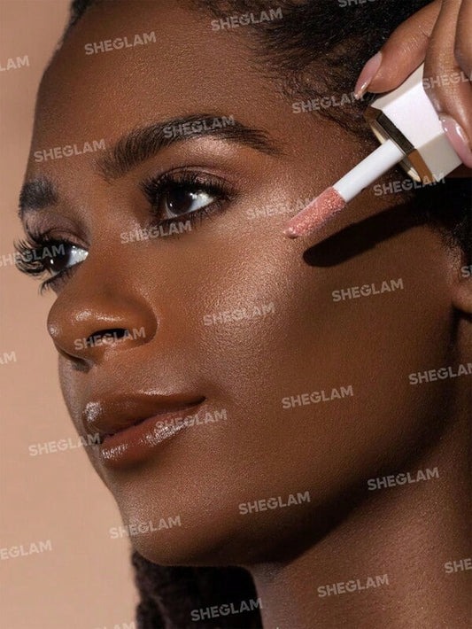 SHEGLAM Glow Bloom Liquid Highlighter-Bellini Brunch Gel Cream Highlighter Shimmer Dewy Finish Long Wear Brightening Non-Caking Waterproof Glow Highlighter Makeup Black Friday Winter Trending Y2K Gifts Highlighter
