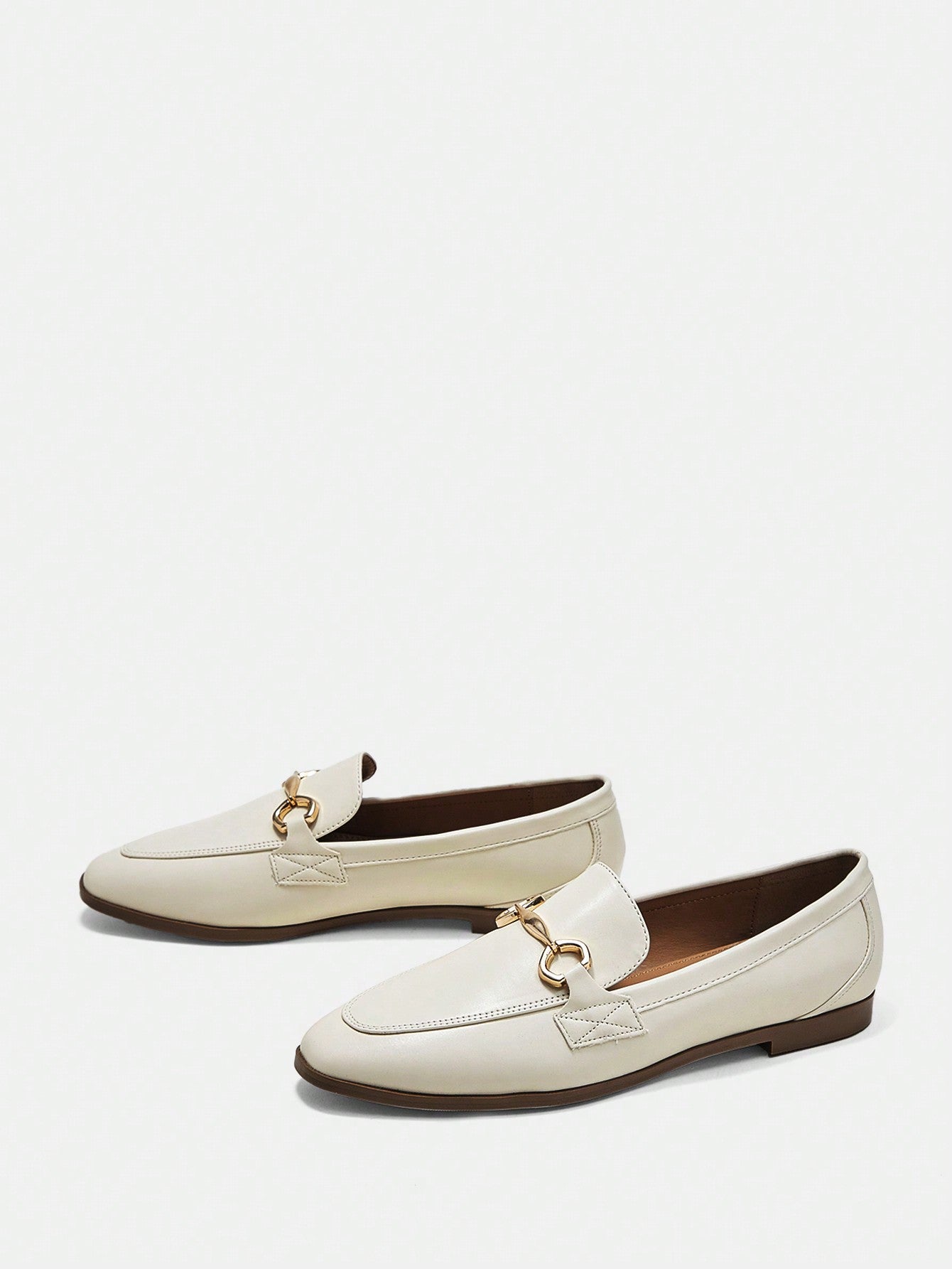 SHEIN Bizwear Chain Decor Women'S Fashionable Flat Shoes