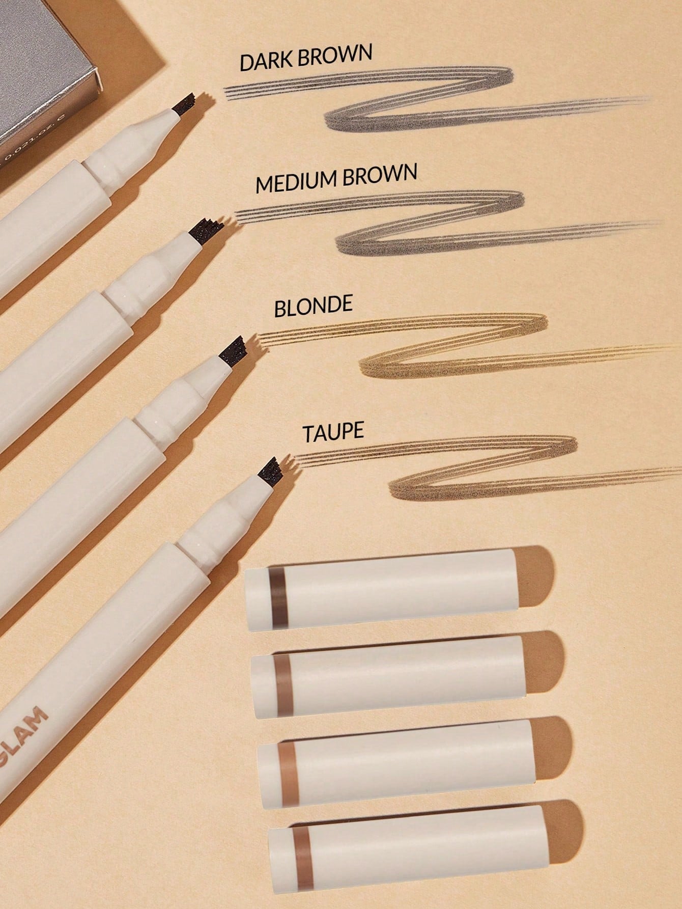 SHEGLAM Feather Better Liquid Eyebrow Pencil-Medium Brown Long Lasting Eyebrow Pen Smudge-Proof Water-Proof Natural Fuller Brows Eyebrow Makeup Black Friday Winter Gifts Eyebrow