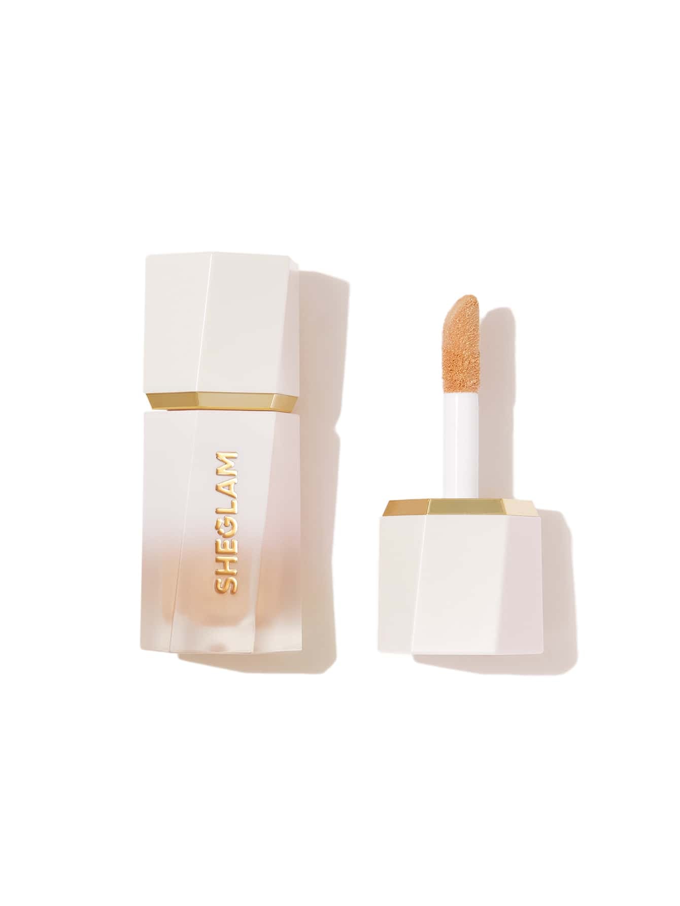 SHEGLAM Glow Bloom Liquid Highlighter-Tea Cake Gel Cream Highlighter Shimmer Dewy Finish Long Wear Brightening Non-Caking Waterproof Glow Highlighter Makeup Black Friday Winter Trending Y2K Gifts Highlighter