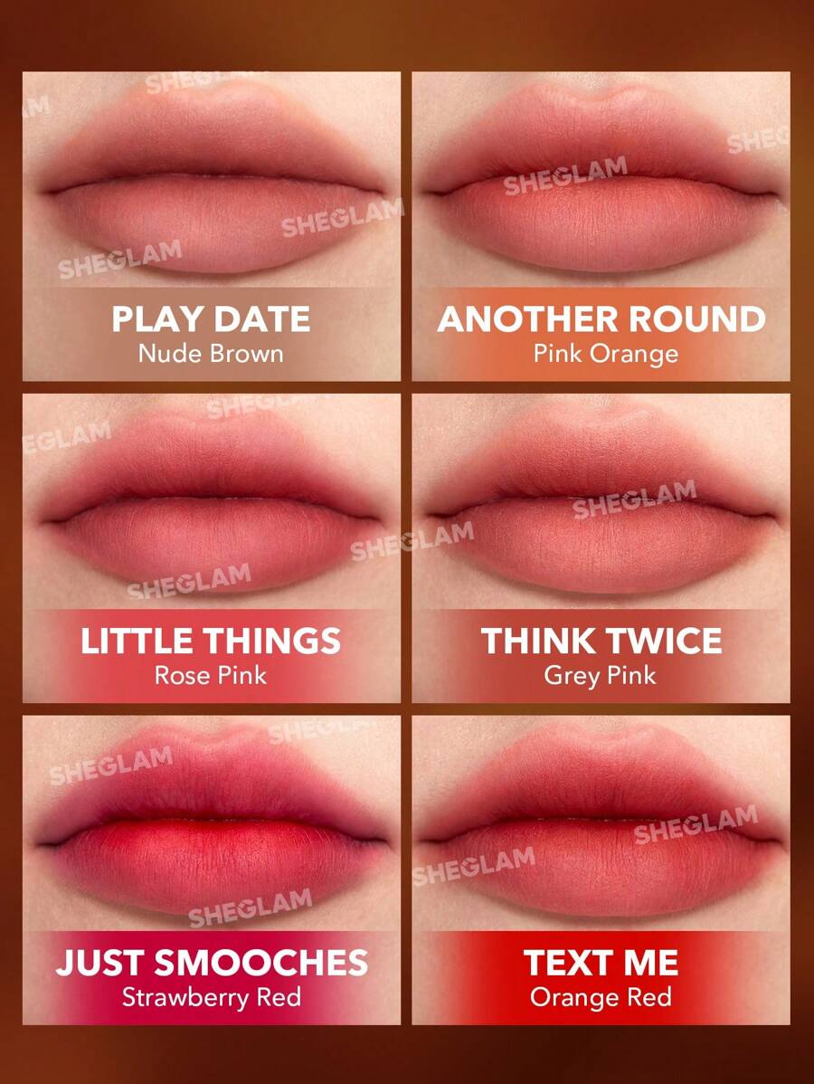 SHEGLAM Soft Haze-Think Twice أحمر شفاه