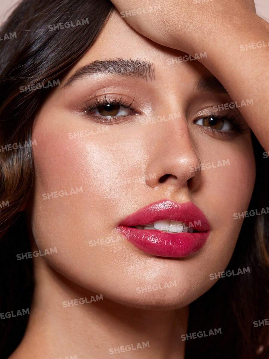SHEGLAM ملمع شفاه وردي متغير اللون طويل الأمد ومرطب