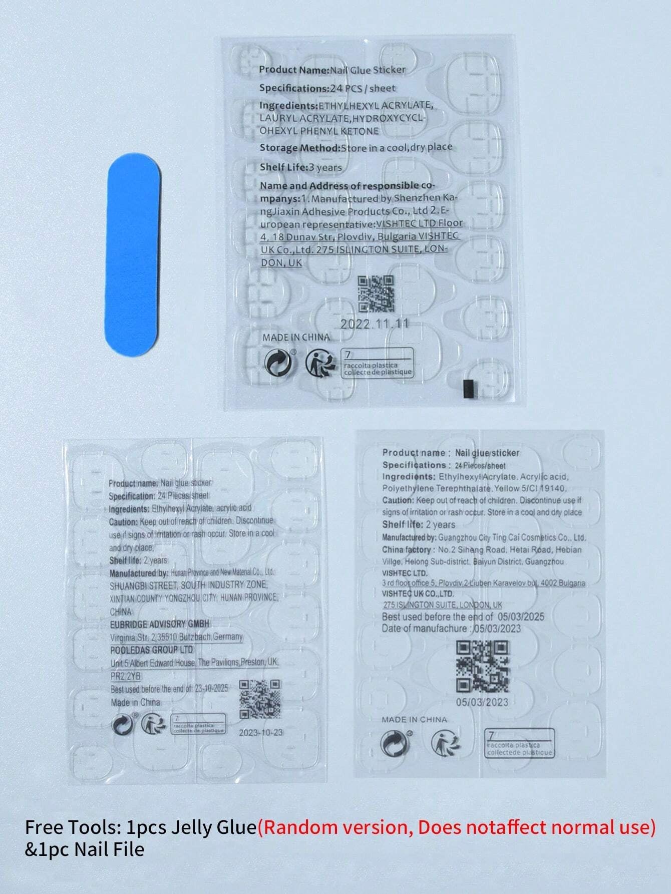 Instantly Upgrade Your Look with 24Pcs Short Coffin Red Matte Solid Fake Nail & 1Sheet Tape & 1Pc Nail File