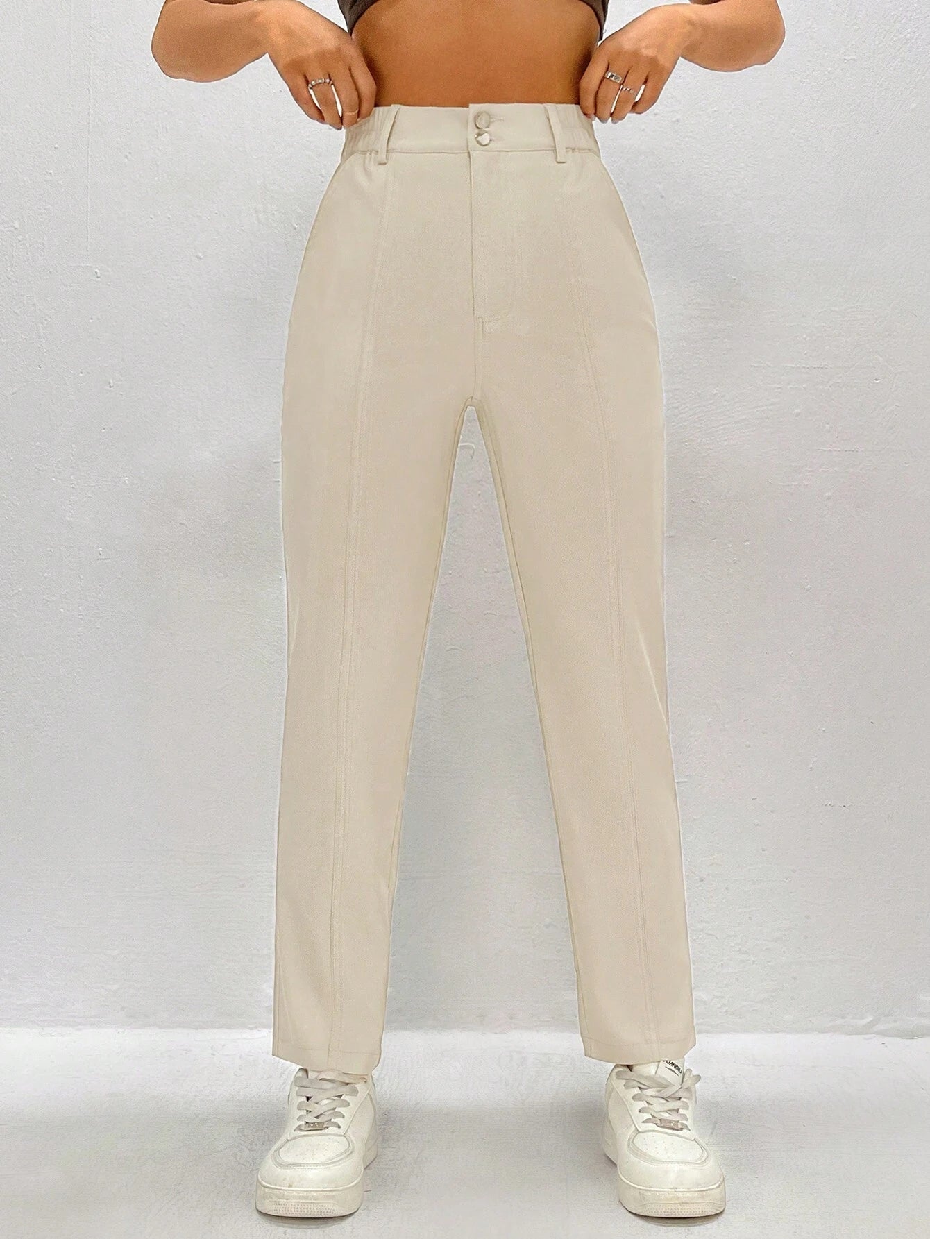 Ezwear Solid Color Women'S Casual Pants