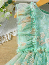 Young Girl Gorgeous Embroidered Dress