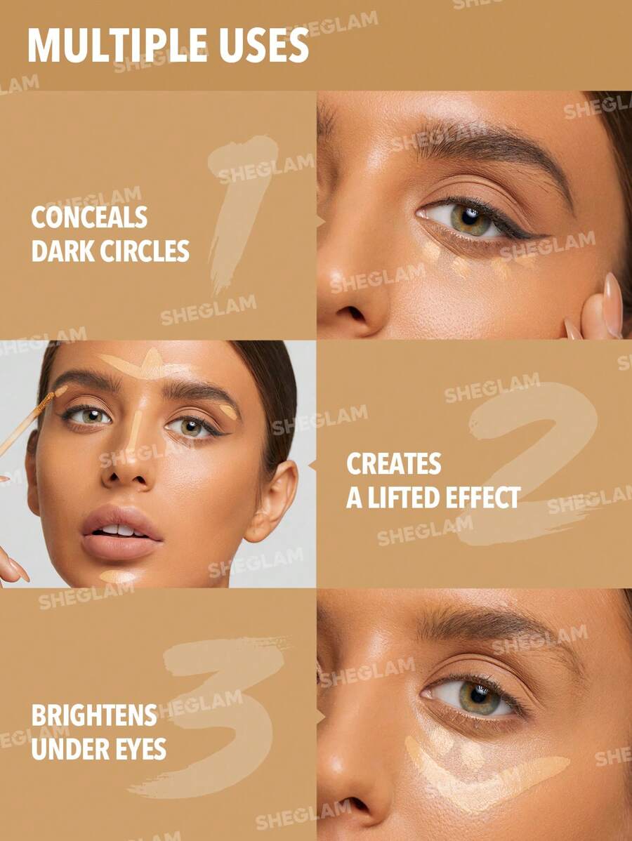 SHEGLAM Magic 12HR Buttercream  كونسيلر تغطية كاملة