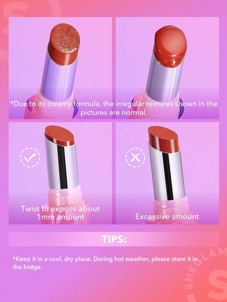SHEGLAM أحمر شفاه ميرور كيس هاي شاين - بلوت تويست