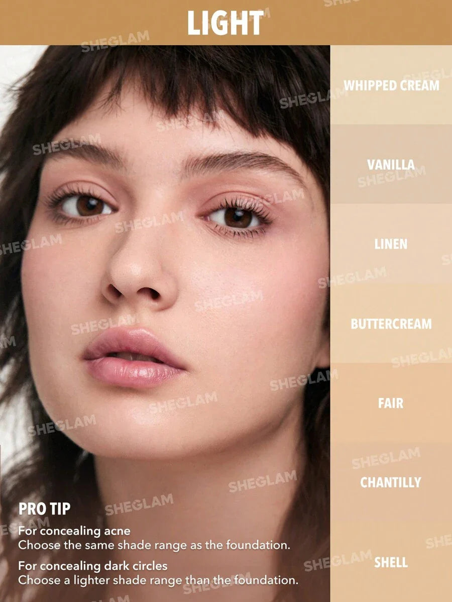 SHEGLAM Magic 12HR Buttercream كونسيلر تغطية كاملة