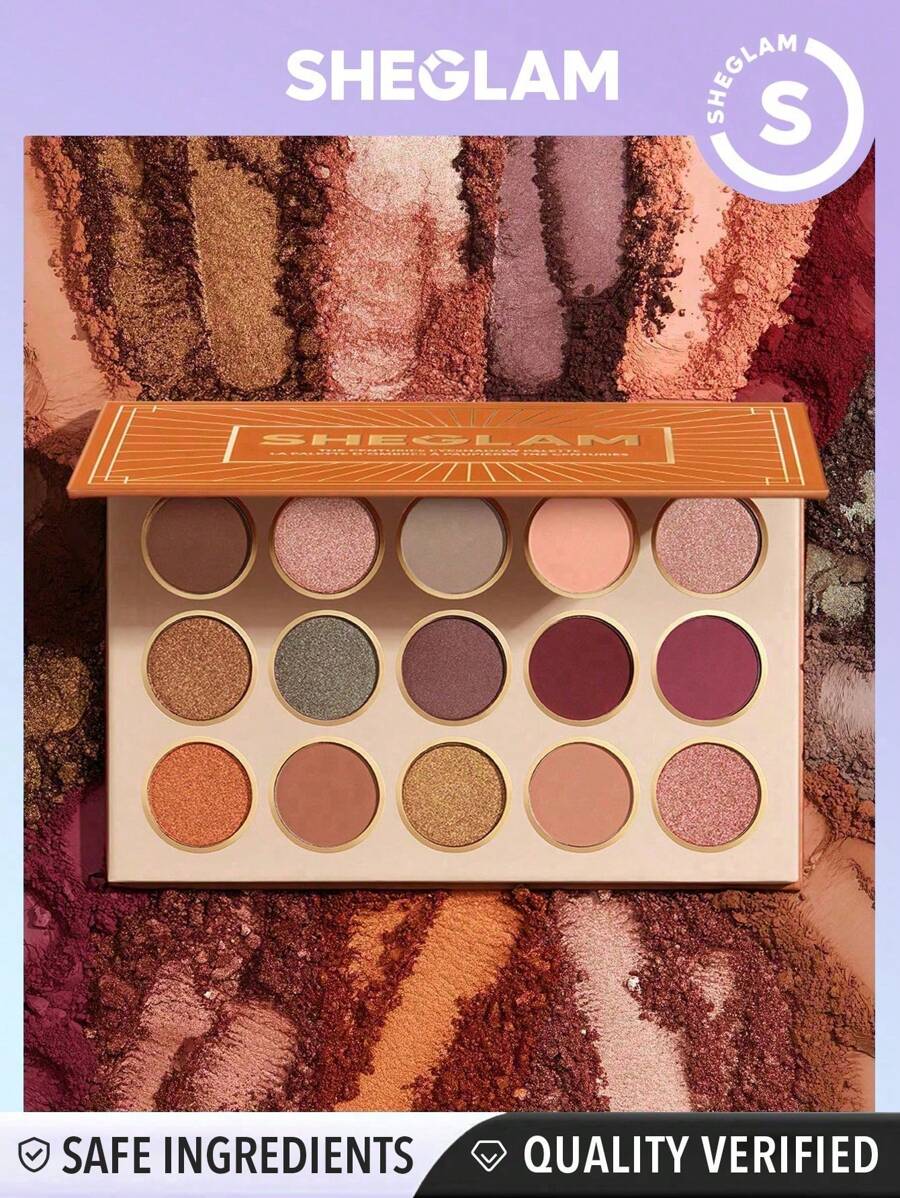 SHEGLAM باليت أيشادو ظلال العيون مات ولمعان