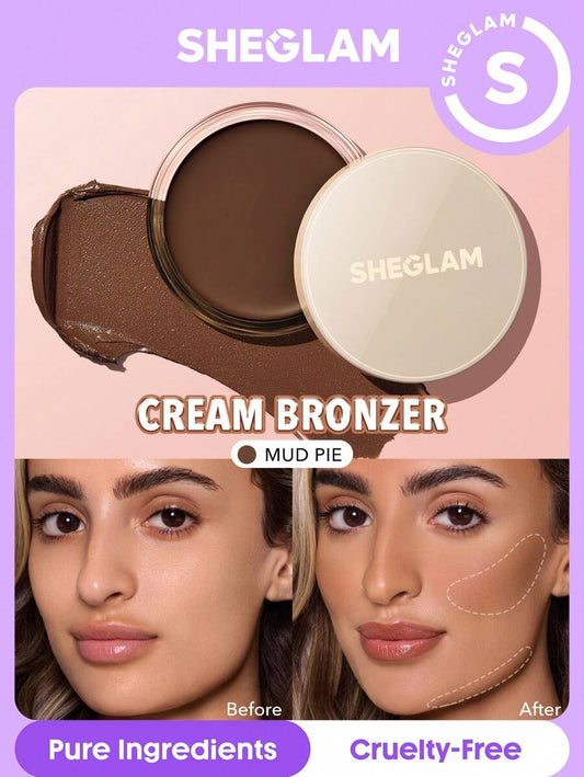 SHEGLAM Silk Haze Cream - Mud Pie برونزر