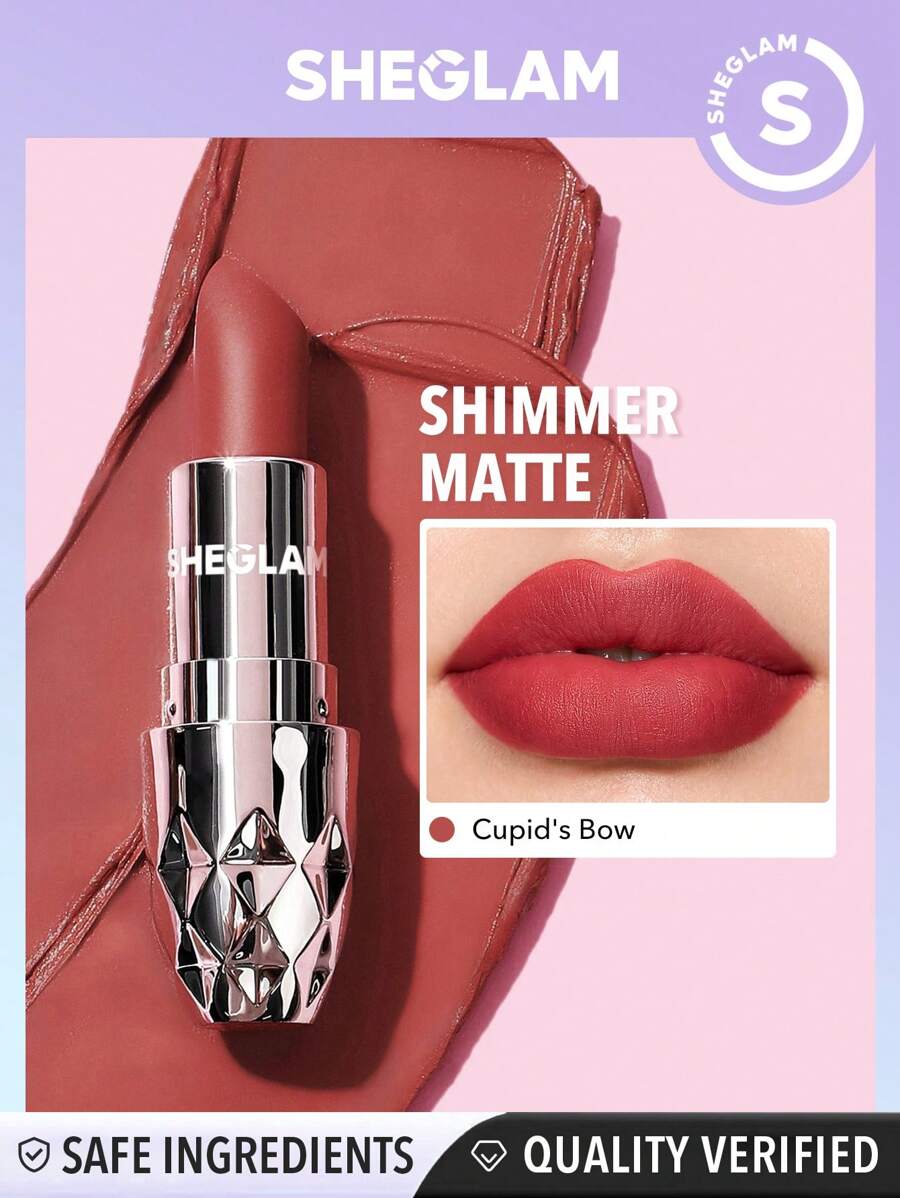 SHEGLAM أحمر شفاه مخملي ستارلايت يدوم طويلاً