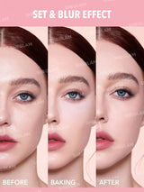 SHEGLAM Insta-Ready ثنائي بودرة تثبيت للوجه وتحت العين