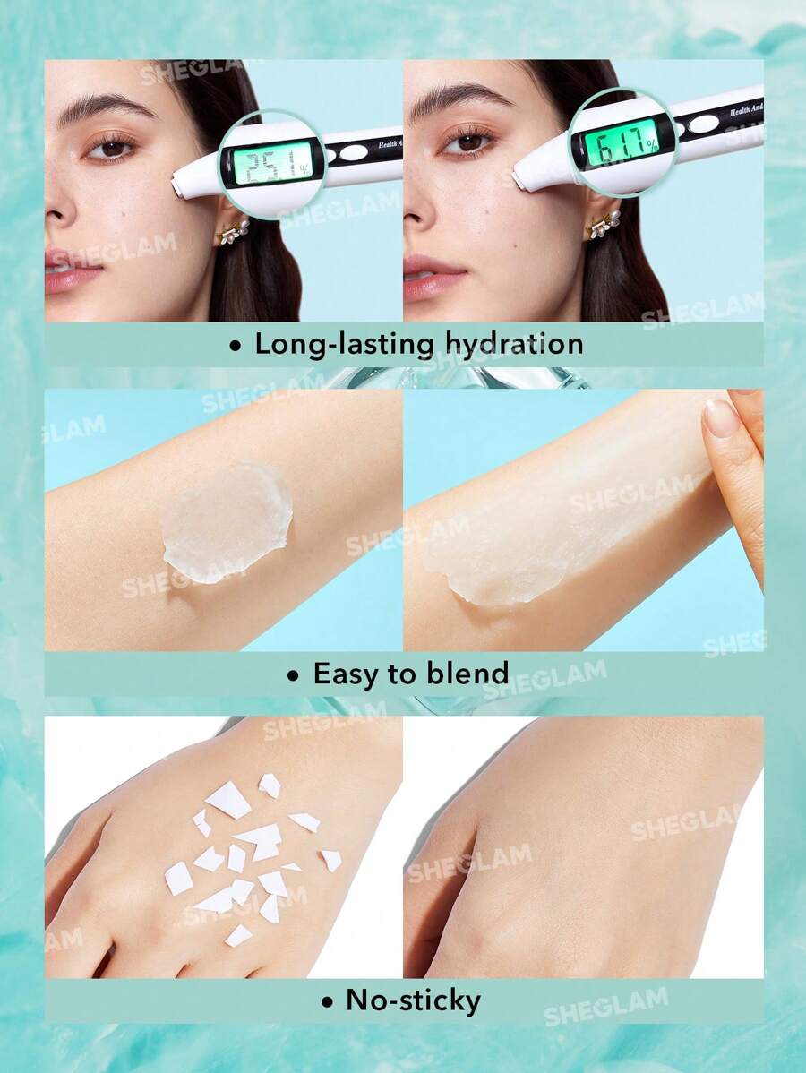 SHEGLAM برايمر جلاسيير جلو لتنعيم البشرةFree Smoothing Primer عيد الميلاد شتاء عيد الشكر مكياج حفلات شاطئ سفر وردي مجموعة Y2K بلاك فرايدي