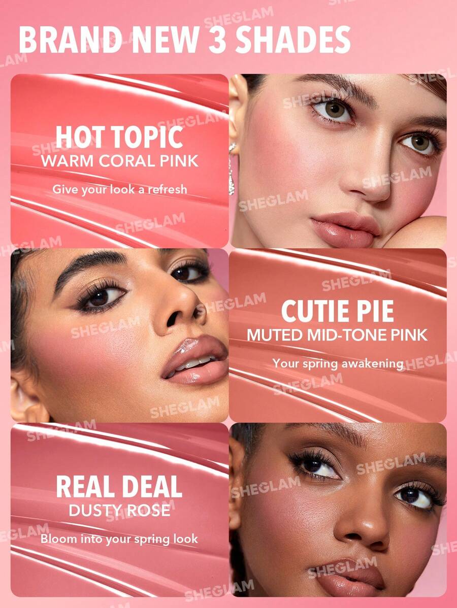 SHEGLAM Color Bloom - Hot Topic أحمر الخدود السائل