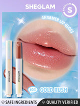 SHEGLAM Pout-Perfect Gold Rush ملمع شفاه لامع بلون