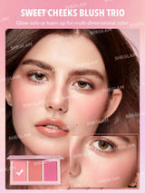 SHEGLAM Enamored مجموعة أحمر خدود ثلاثي