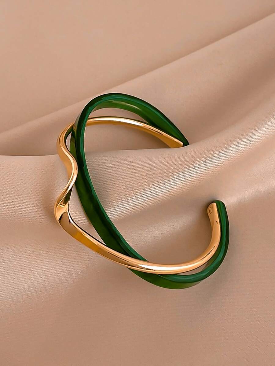 SHEIN Andkiss سوار مفتوح لونين منظم