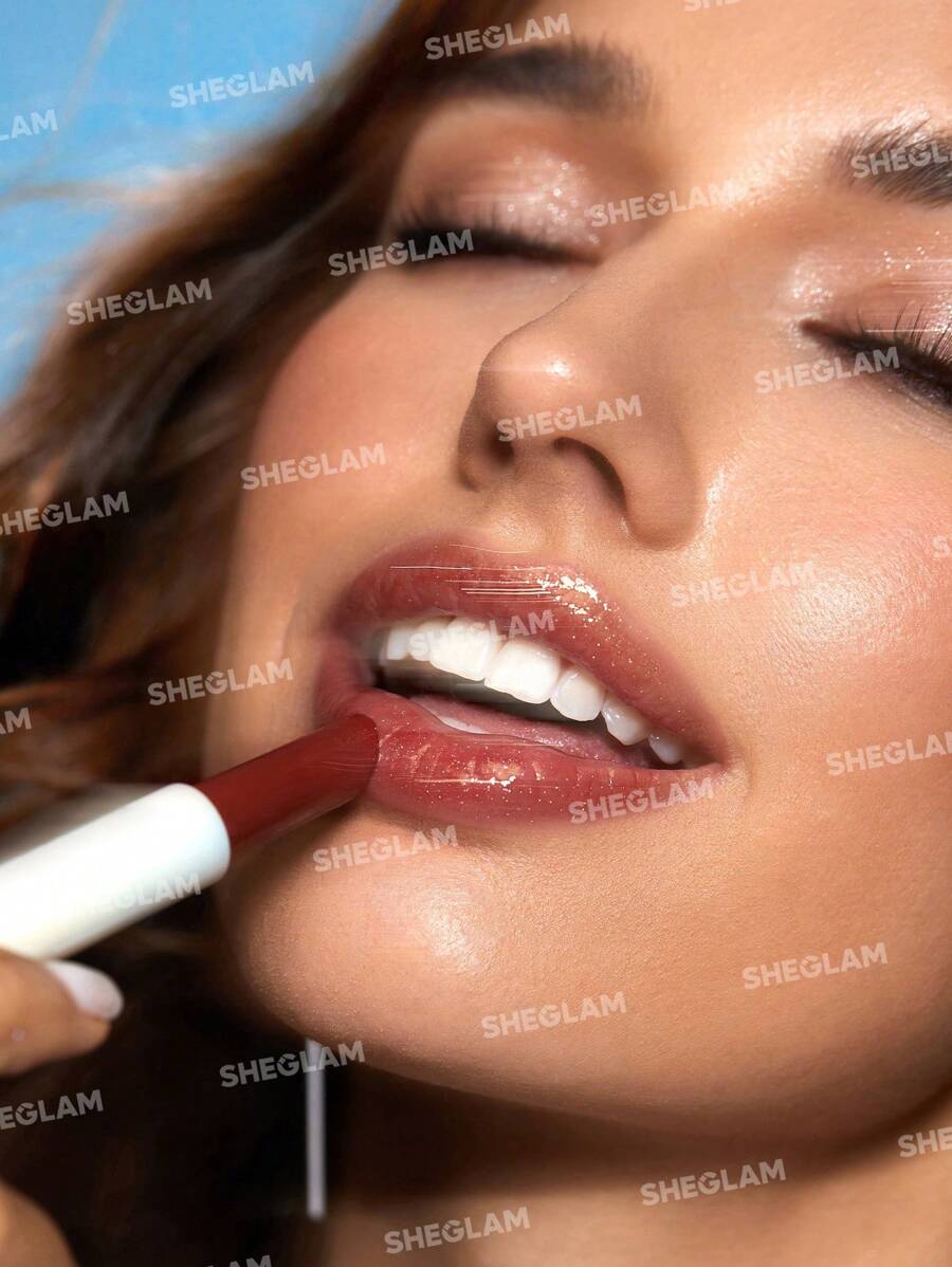 SHEGLAM مرطب الشفاه اللامع المثالي -Gold Rush عيد الميلاد شتاء عيد الشكر مكياج حفلات شاطئ سفر وردي مجموعة Y2K بلاك فرايدي عيد الميلاد