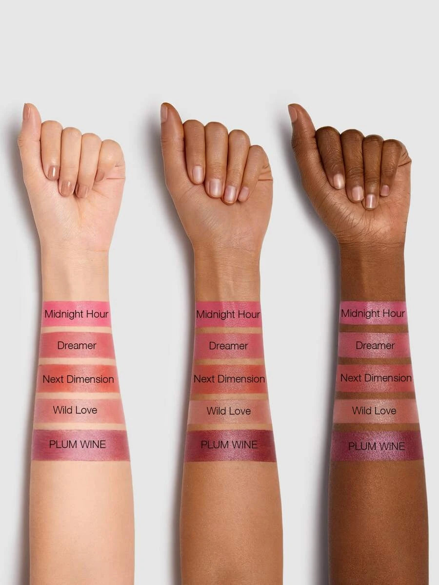 SHEGLAM مكياج ستيك البلش-أحمر الخدود كريمي طويل الأمد ضد الماء وذوبانيه عالية للنساء غير لامعة عيد الميلاد