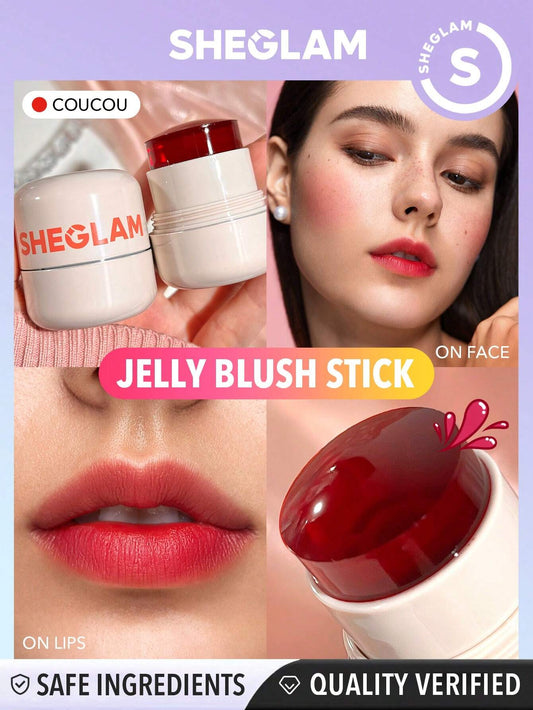 SHEGLAM أحمر خدود مرطب للشفاه وأحمر خدود من Jelly-Coucou