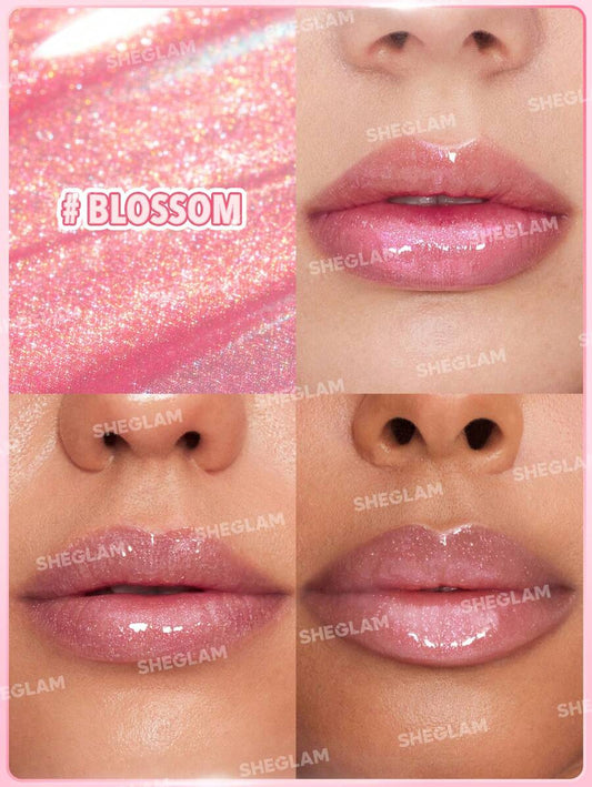The Powerpuff Girls X SHEGLAM ملمع الشفاه Super Trio-Blossom