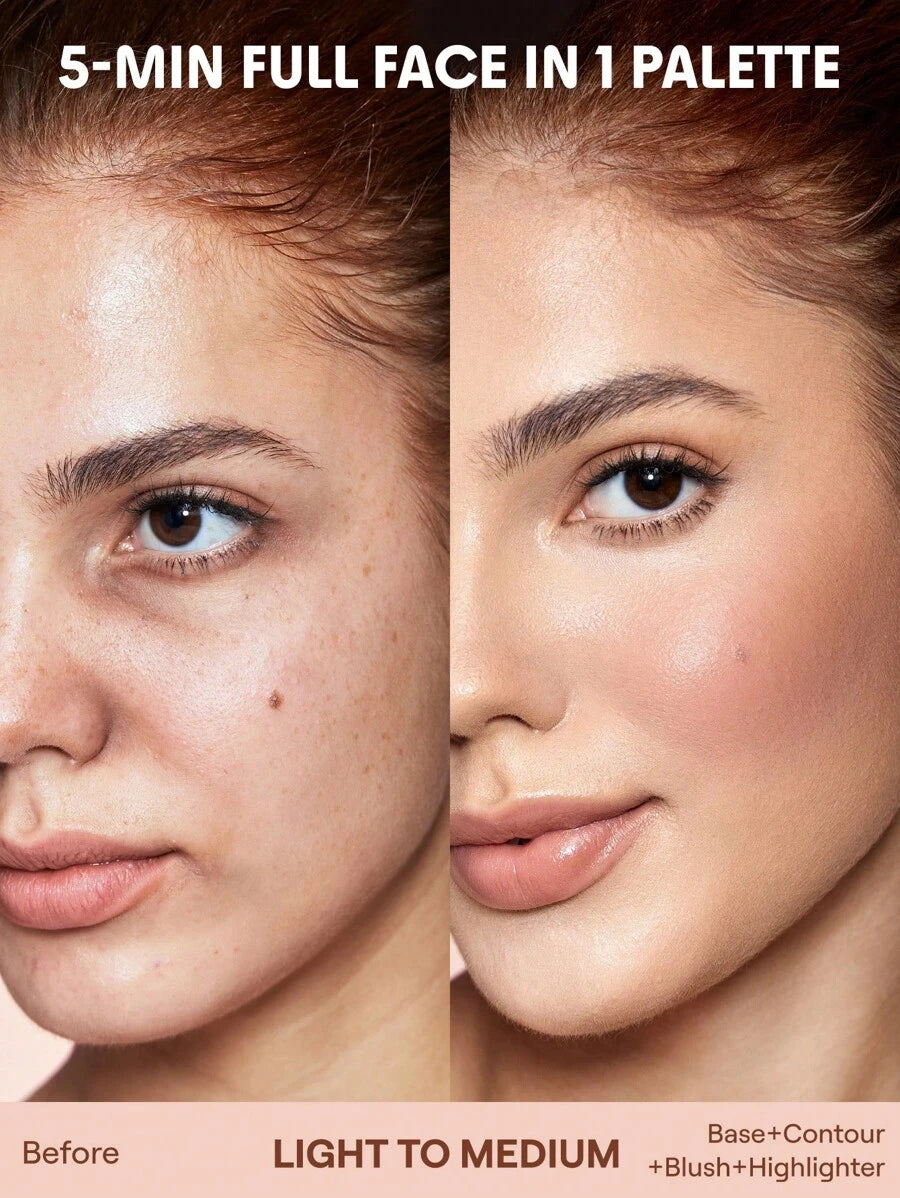 SHEGLAM Vanilla Sculpt باليت مكياج ألوان للوجه