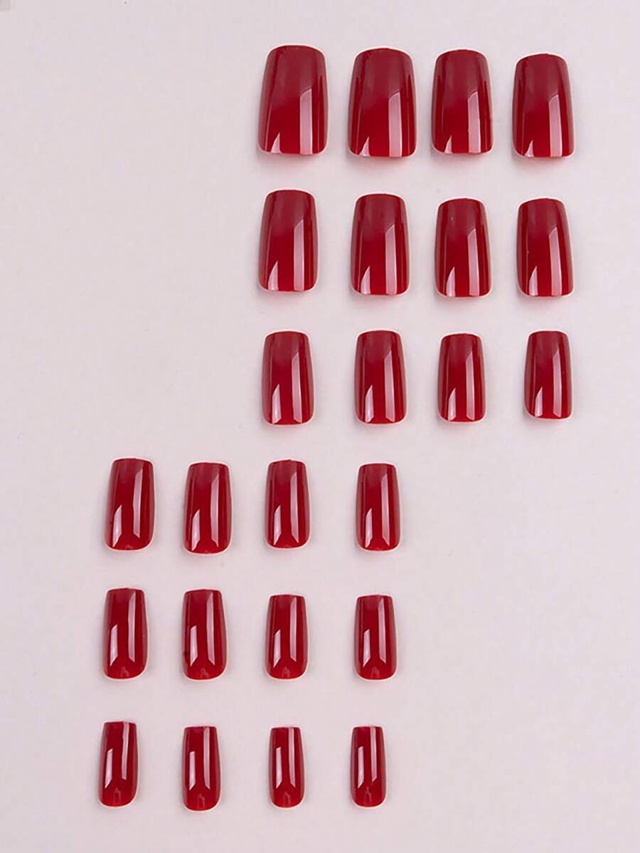 ترقية أناقتك مجموعة العناية بالأظافر باللون البني البرغندي الأنيقة والأساسية المكونة من 24 قطعة للسيدات والفتيات، مع طلاء أظافر جيلي ومبرد أظافر واظفر مستعارة، ملحقات الأظافر اضافر صناعيه اظافر اصطناع