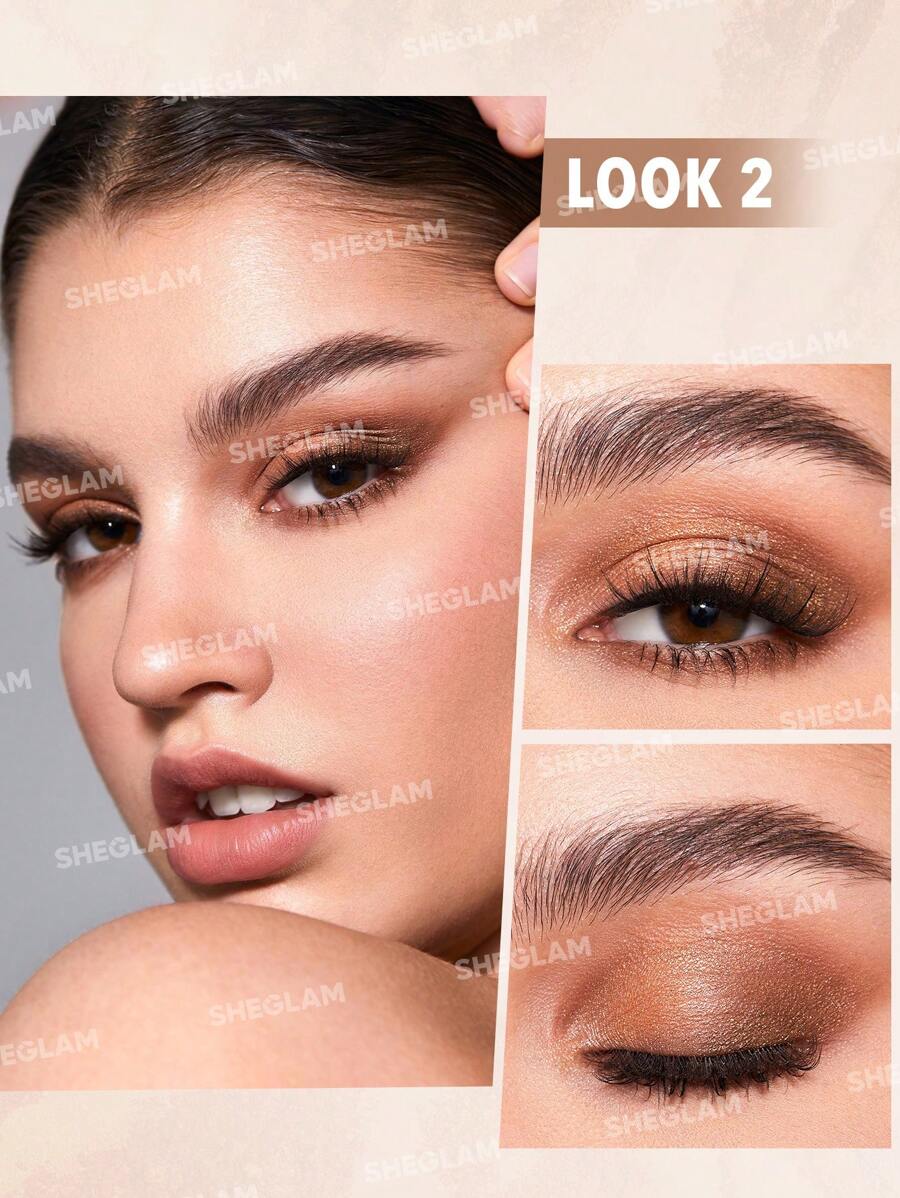 SHEGLAM باليت أيشادو ظلال العيون مات ولمعان