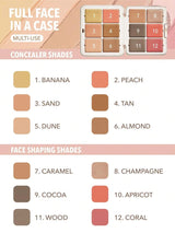 SHEGLAM Vanilla Sculpt باليت مكياج ألوان للوجه