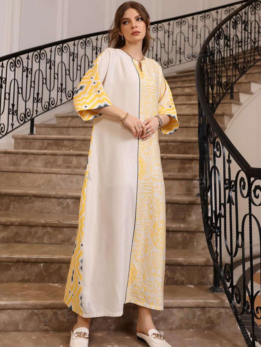 SHEIN Najma فستان نسائي تونيك بأكمام دولمان