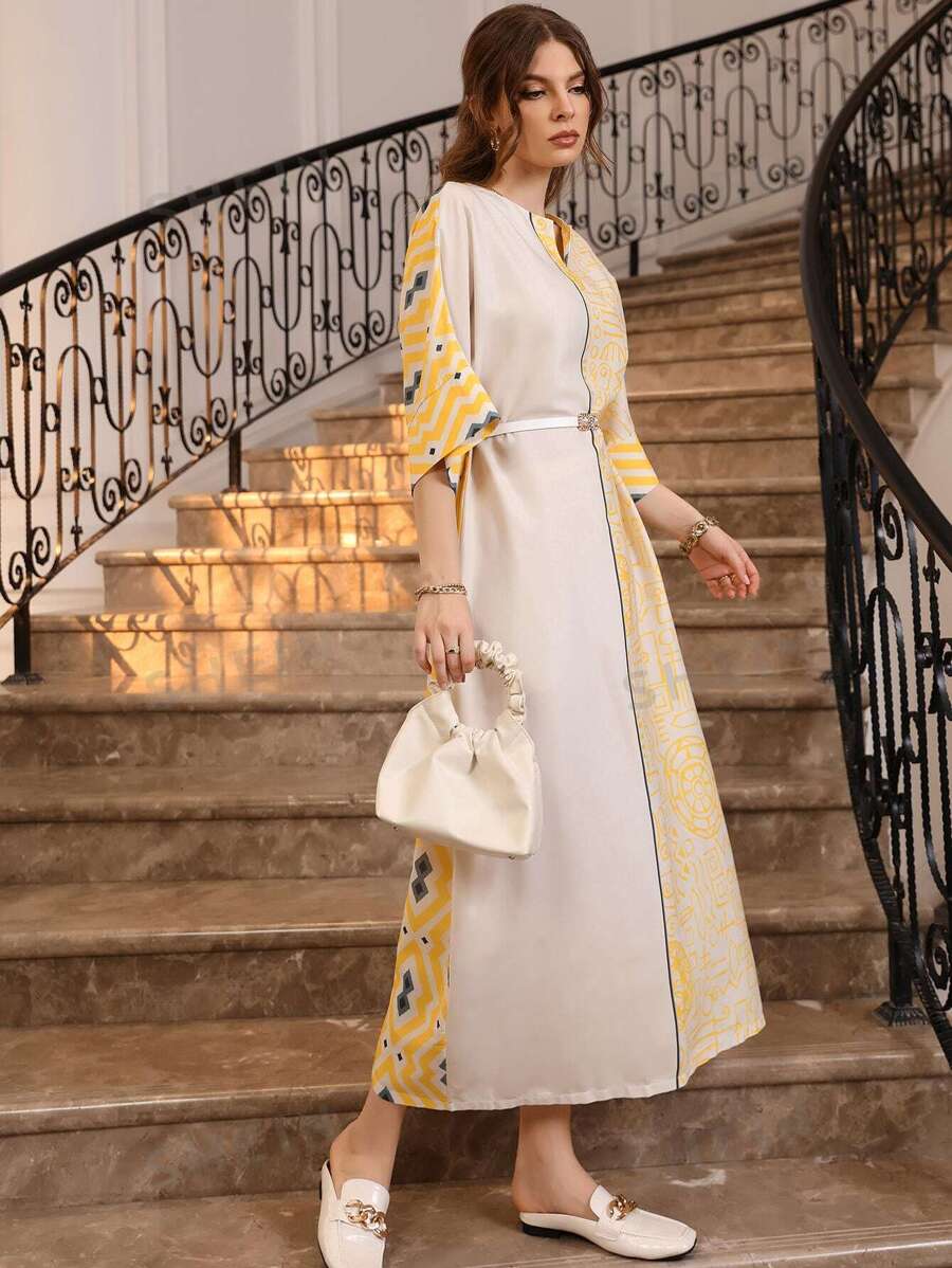 SHEIN Najma فستان نسائي تونيك بأكمام دولمان